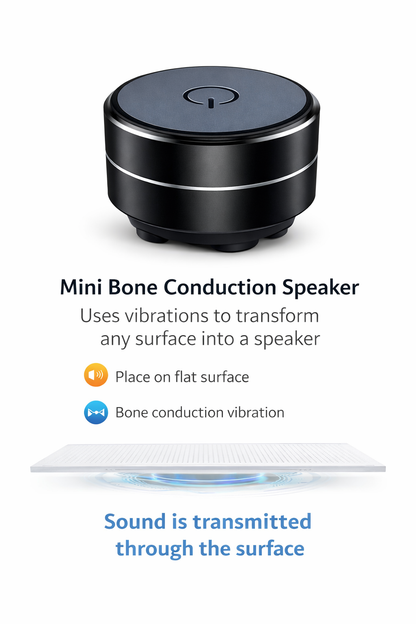 Mini Vibration Speaker – Turns Any Surface Into a Speaker